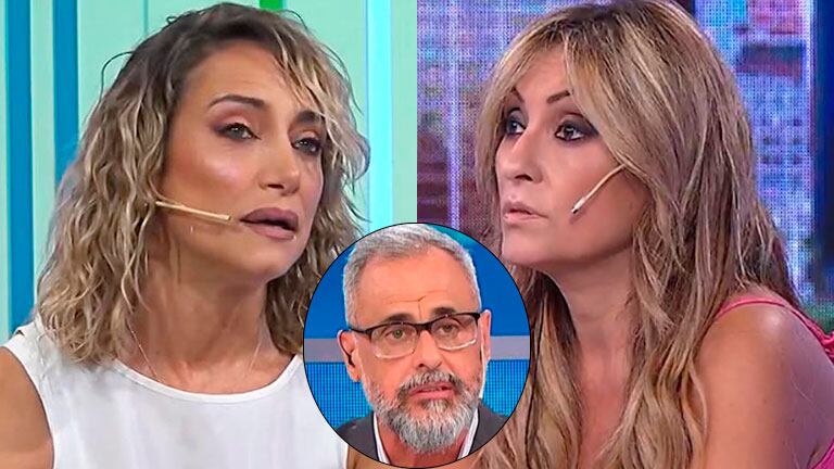 Andrea Ghidone contra Marcela Tauro en medio de su cruce con Jorge Rial. 