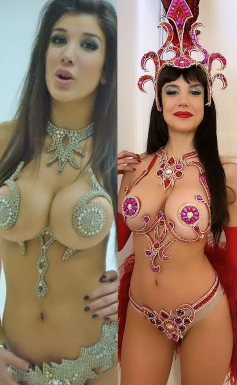 Andrea Rincón se puso conchero y plumas después de 10 años y mostró las fotos de hoy y ayer