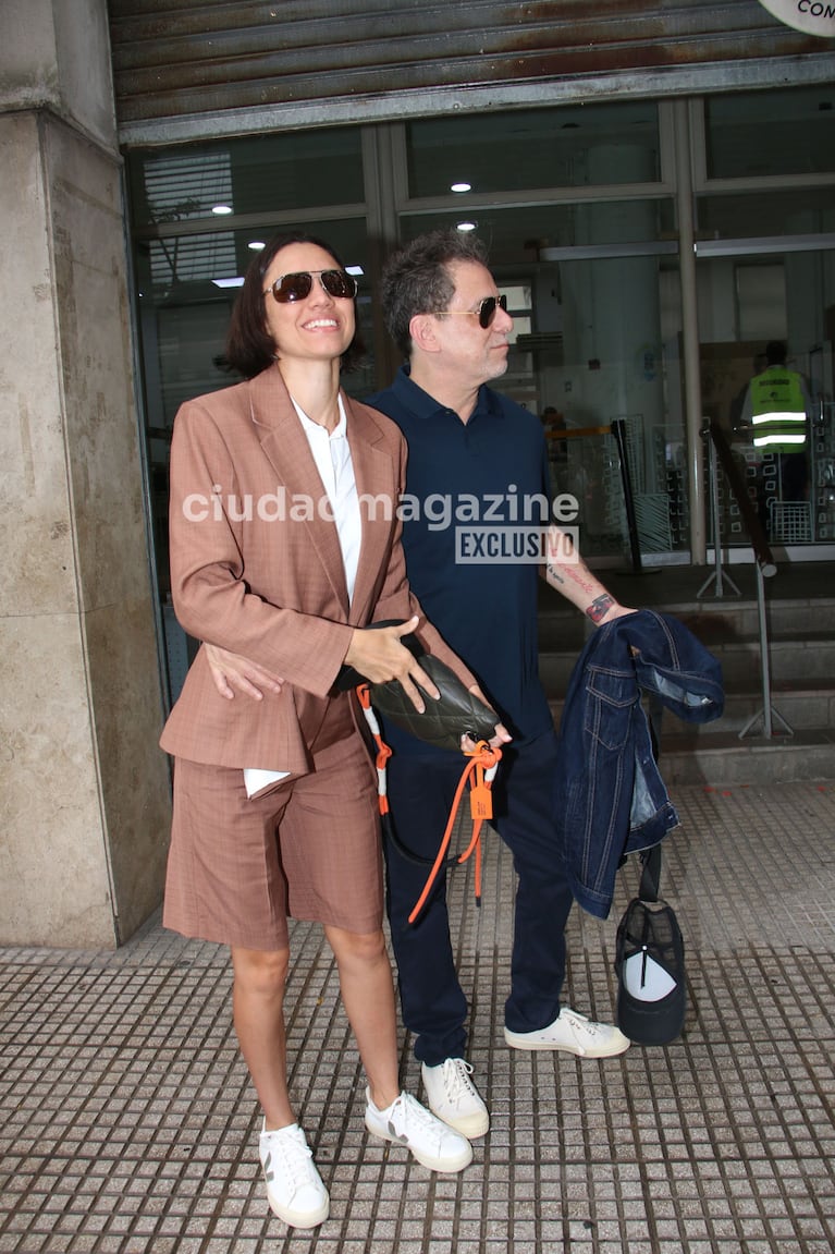 Andrés Calamaro con Natalí Franco. (Foto: Movilpress)