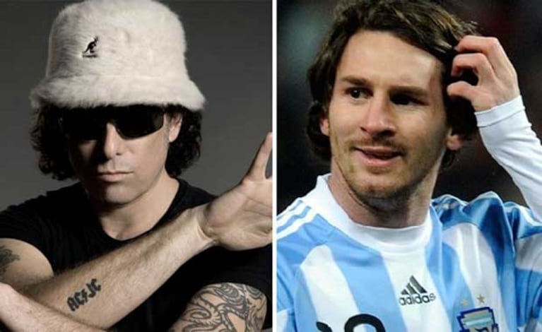 Andrés Calamaro defendió a Lionel Messi. (Foto: Web).