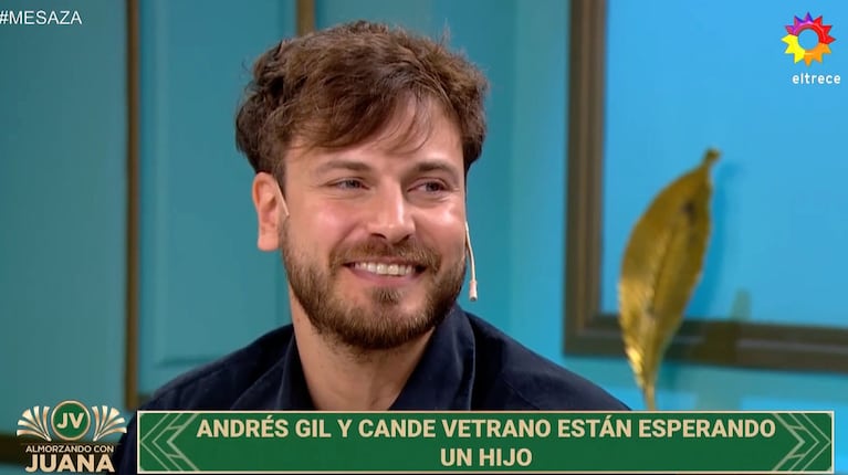 Andrés Gil contó qué sintió cuando se enteró de que Cande Vetrano estaba embarazada: “La emoción es compleja”
