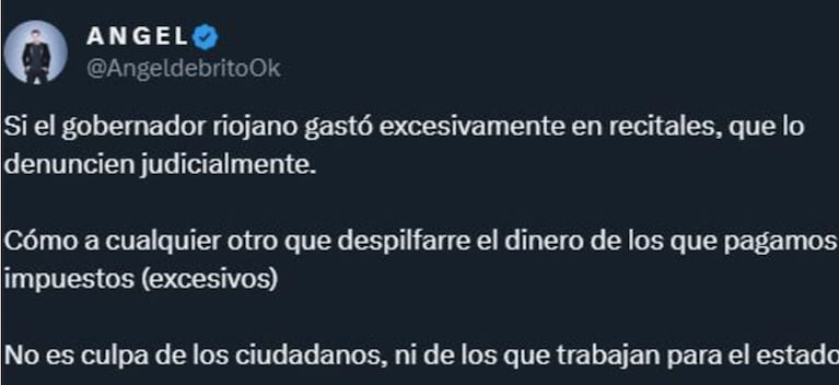 Ángel de Brito cruzó a Javier Milei y defendió a Lali Espósito