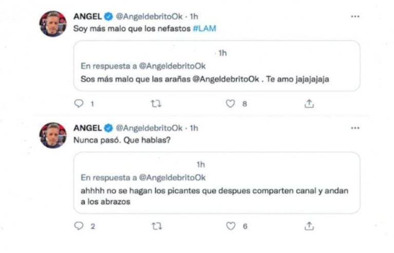 Ángel de Brito cruzó con todo a Jorge Rial en las redes: "Me da gracia cuando se hacen los picantes"