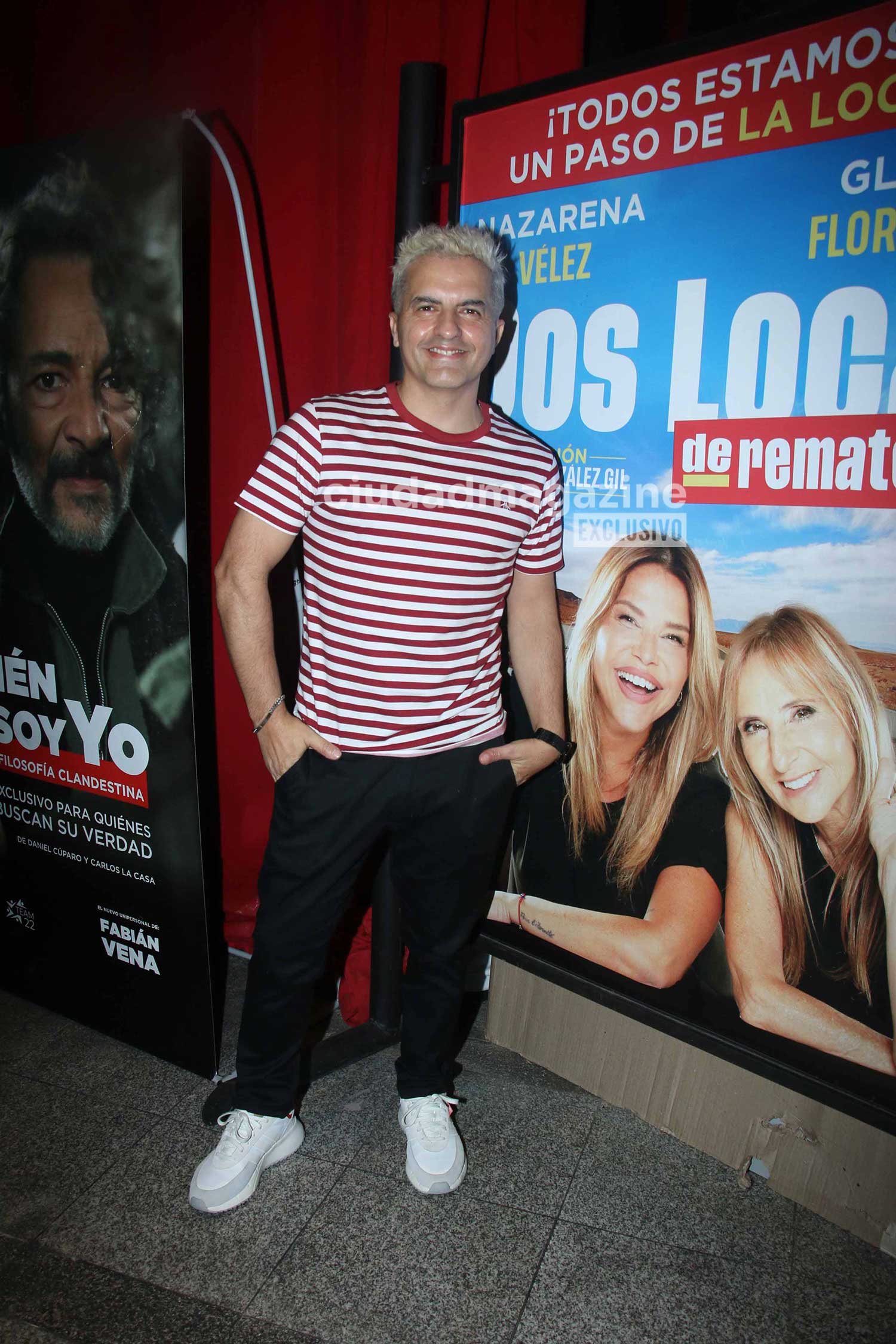 Ángel de Brito en el estreno de Dos locas de remate. (Foto: Movilpress)