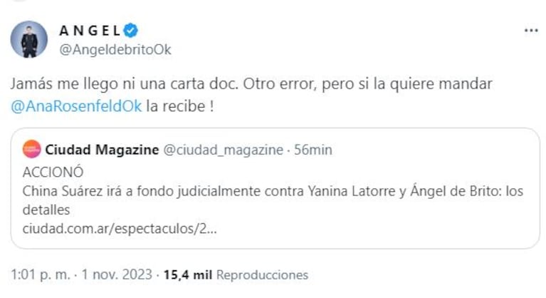 Ángel de Brito en Twitter.