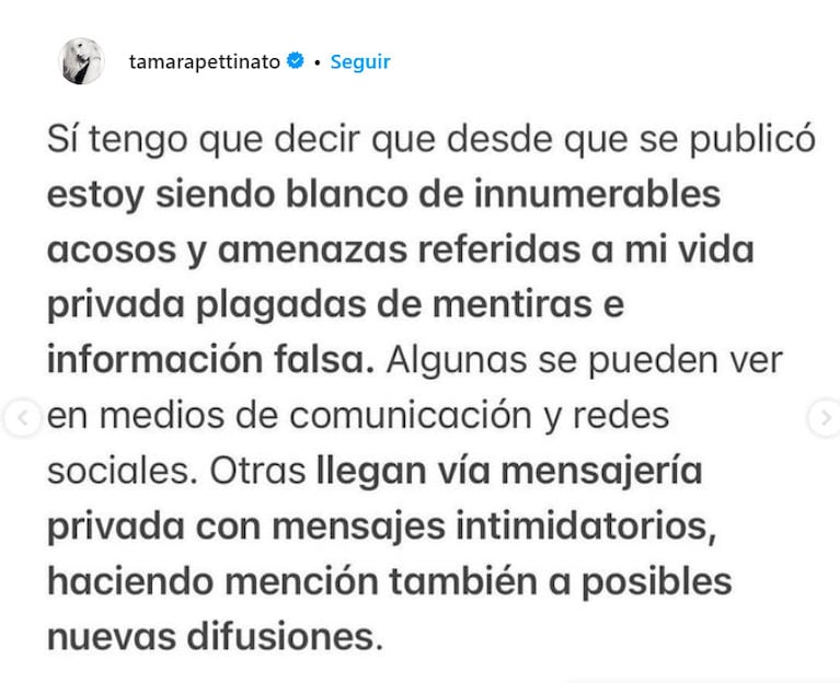 Ángel de Brito fulminó a Tamara Pettinato, indignado con su comunicado sobre sus visitas a Alberto Fernández