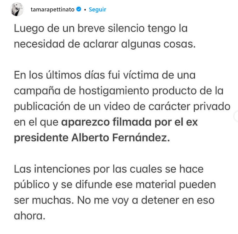 Ángel de Brito fulminó a Tamara Pettinato, indignado con su comunicado sobre sus visitas a Alberto Fernández