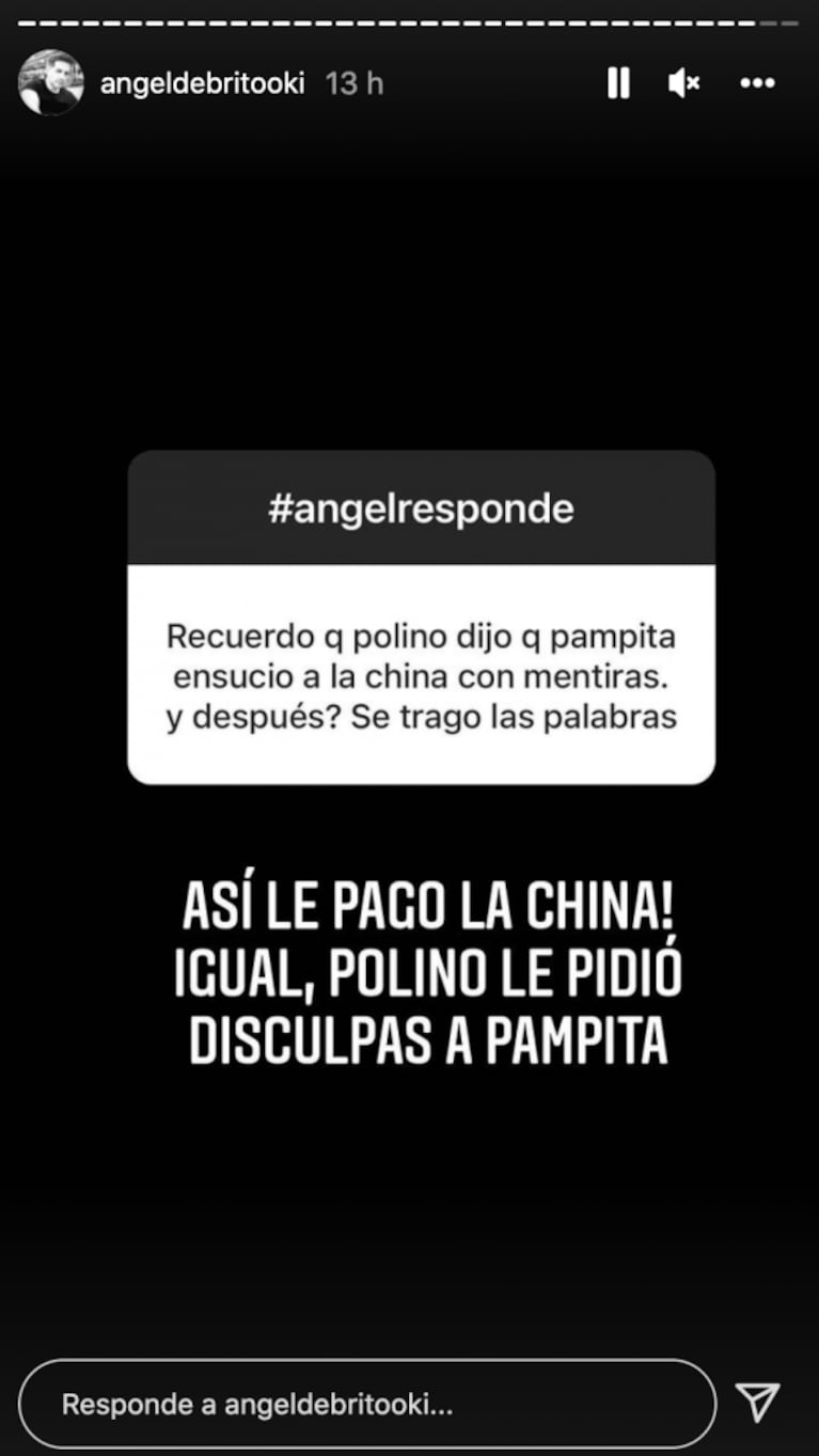 Ángel de Brito habló del pedido de disculpas de Marcelo Polino a Pampita tras confiar en China Suárez: "Así le pagó" 