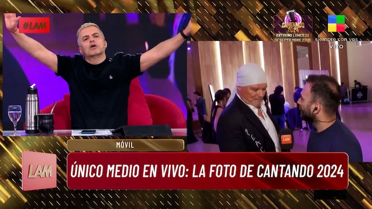 Ángel de Brito le cortó el rostro en vivo a un famoso: “Se terminó el móvil”