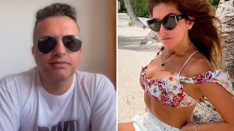 Ángel de Brito mostró la captura del chat que tuvo con Loly Antoniale por la versión de su embarazo