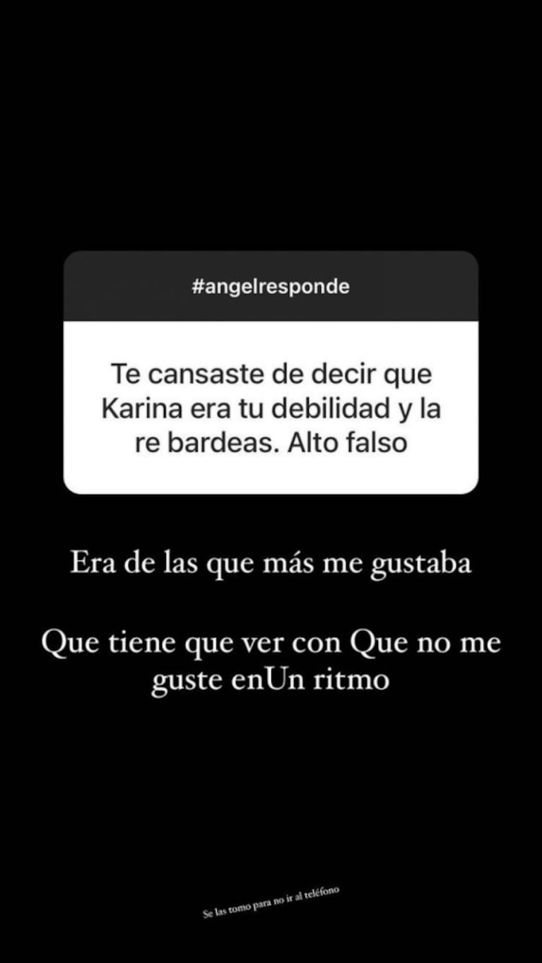 Ángel de Brito opinó picante sobre la salida de Karina La Princesita de La Academia: "Se las tomó para no ir al teléfono"