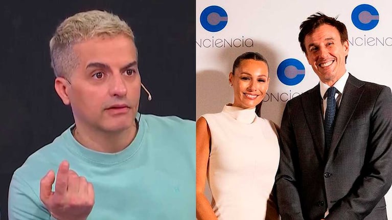 Angel de Brito, Pampita y Roberto García Moritán.