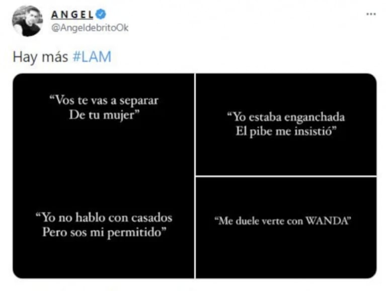 Ángel de Brito reveló los mensajes de China Suárez sobre su affaire con Mauro Icardi: "Yo estaba enganchada"