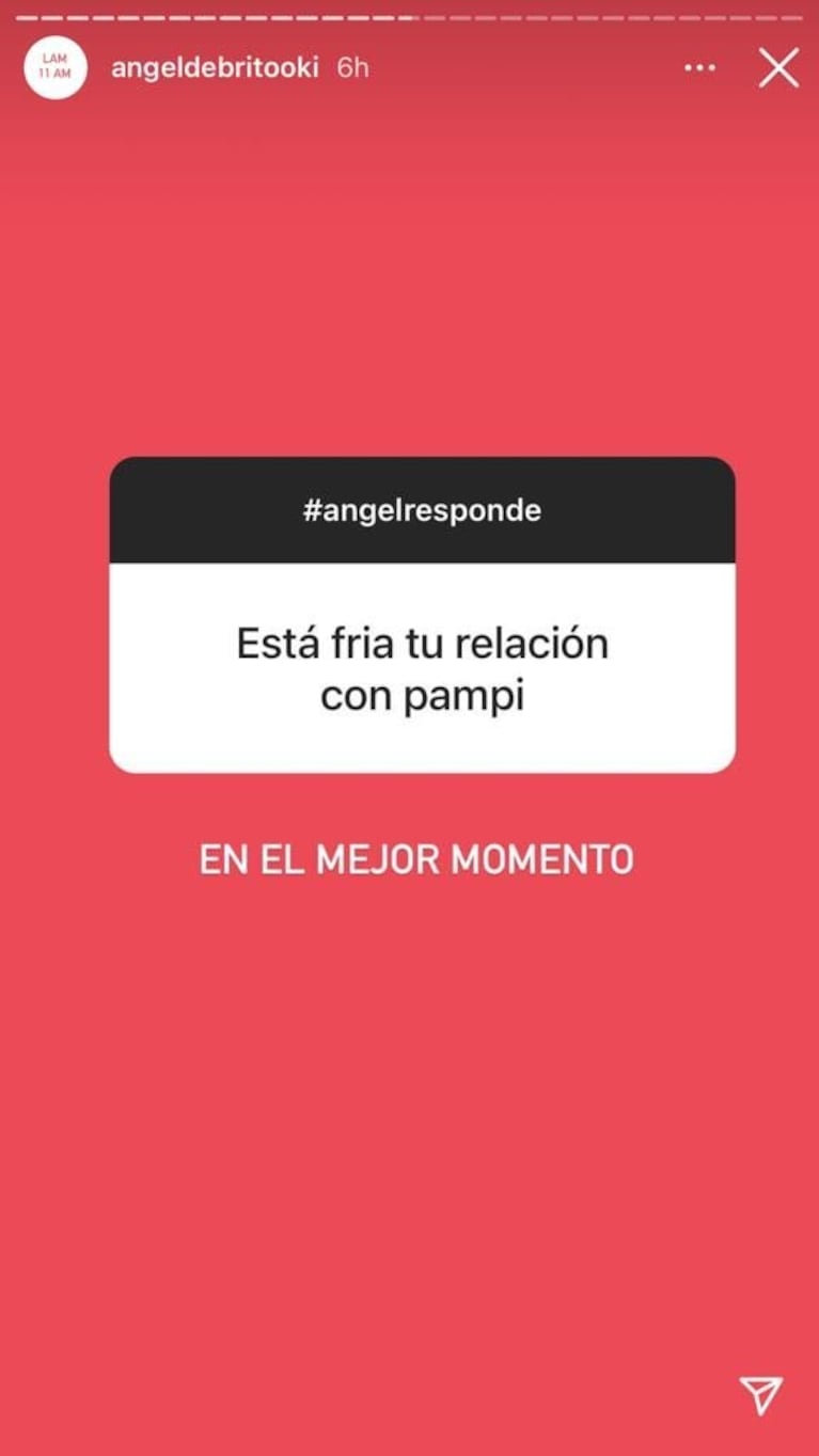 Ángel de Brito sorprendió al contar cómo está actualmente su relación con Pampita: "En el mejor momento"