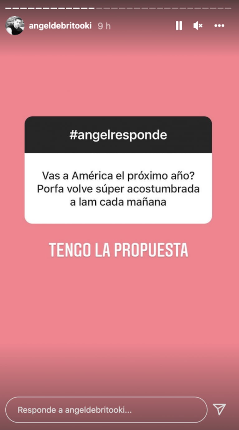 Ángel de Brito sorprendió al revelar qué hará cuando termine Los ángeles de la mañana: "Escucho propuestas"