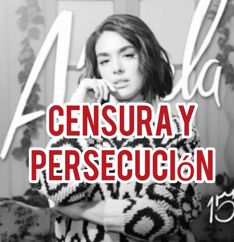 Ángela acusa a su ex de "violencia de género, persecución y hostigamiento".