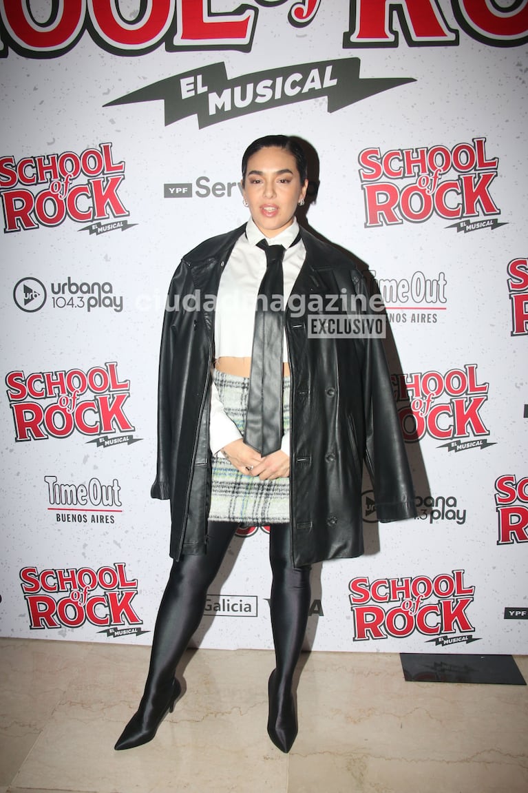 Ãngela Leiva en estreno de School of Rock (Foto: Movilpress).