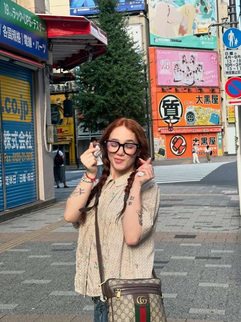 Ángela viajó con Rusherking a Japón.