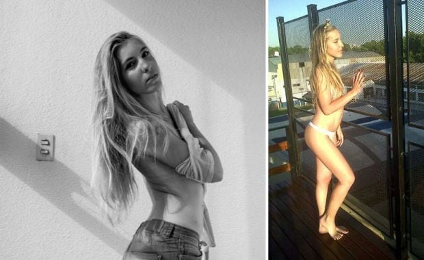 Ani Fabbro, la hermana modelo de Jonathan Fabbro, jugador de River. (Fotos: @Anifabbro)