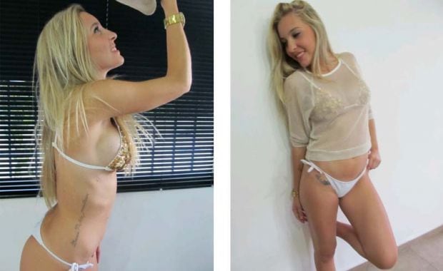 Ani Fabbro, la hermana modelo de Jonathan Fabbro, jugador de River. (Fotos: @Anifabbro)