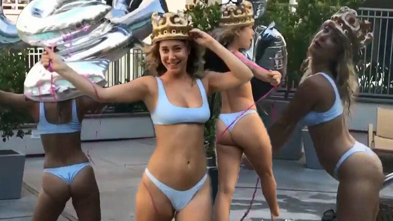 Anita Pauls celebró sus 30 años con una pool party en Estados Unidos. (Foto: Instagram)