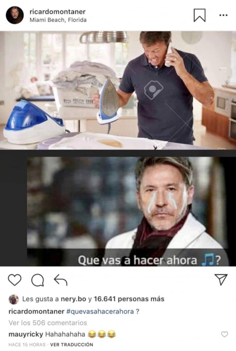 ¡Ante todo, el humor! Ricardo Montaner compartió los desopilantes memes con su hit "¿Qué vas a hacer?"