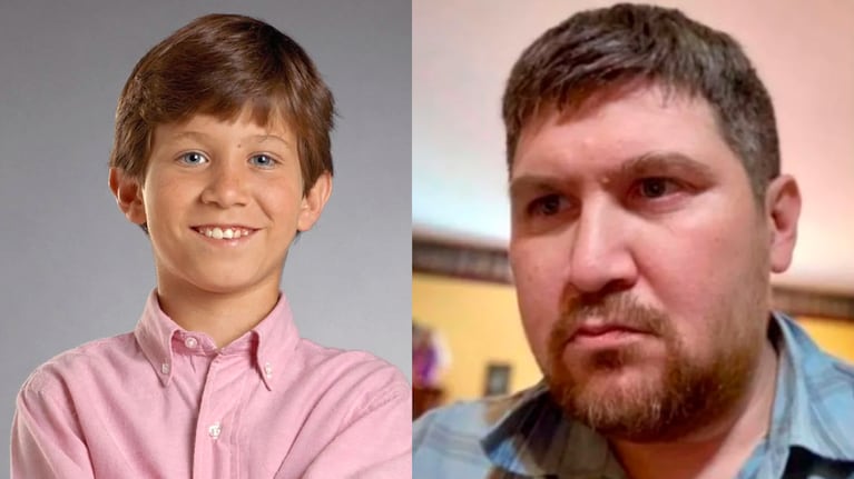 Antes y después. Benji Gregory, a los 8 y a los 40 años (Foto: Gentileza NBC News / Redes Benji Gregory).