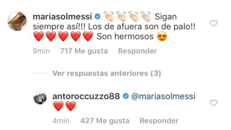 Antonela Roccuzzo desmintió una crisis con Messi: foto familiar, mensaje de apoyo y un "tal cual" elocuente