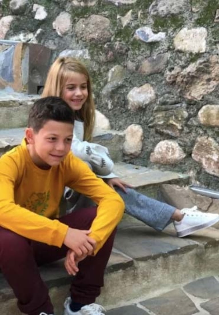 Antonela Roccuzzo eligió a los hijos de Evangelina Anderson y Martín Demichelis para su marca de ropa