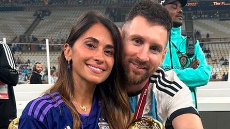 Antonela Roccuzzo le dedicó a Messi un conmovedor mensaje tras ganar el Mundial Qatar 2022