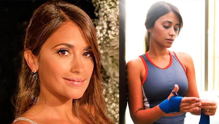 Antonela Roccuzzo mostró el ejercicio que más le cuesta en el gym.