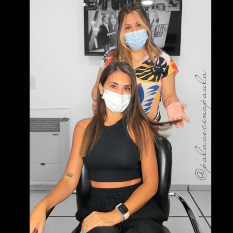 Antonela Roccuzzo se cambió el look en la peluquería de su barrio: "Siempre cargada de alegría y sencillez"