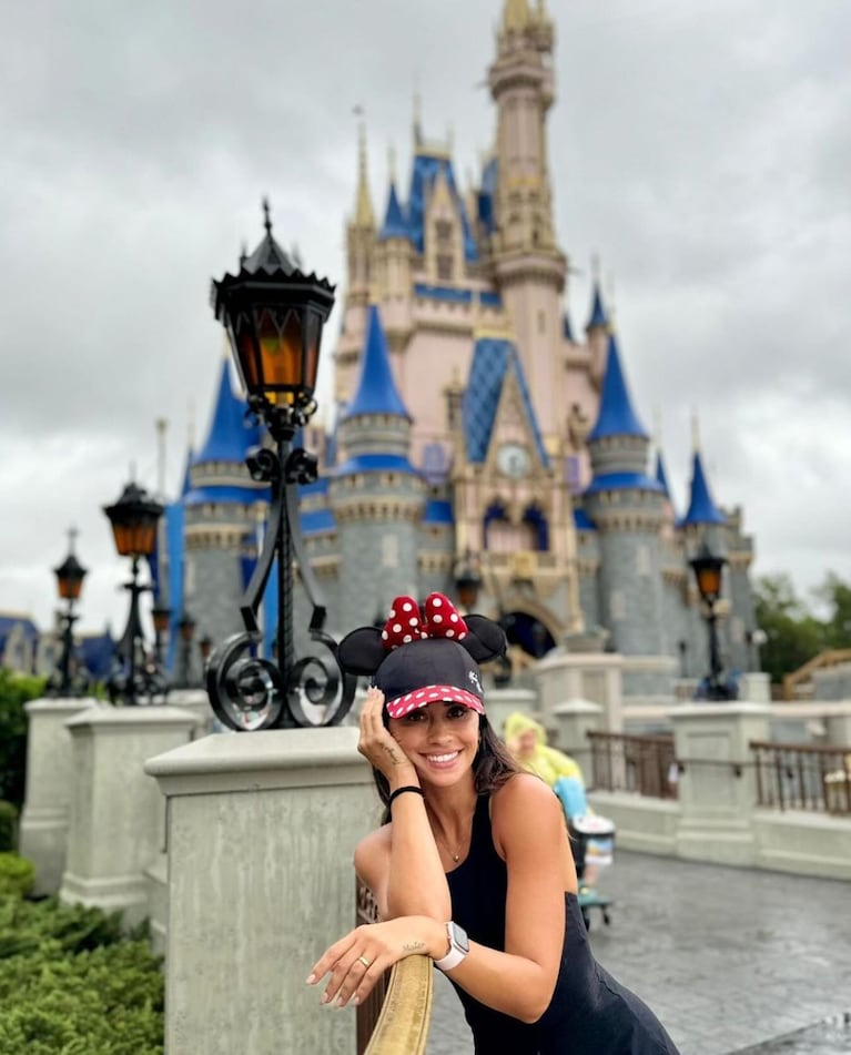 Antonela y sus hijos visitaron Magic Kingdom, Hollywood Studios y Animal Kingdom.