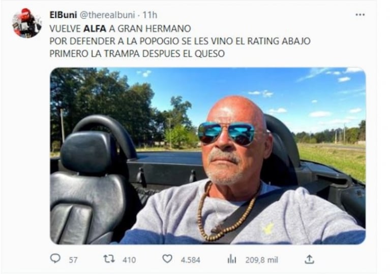 Anunciaron que Alfa vuelve a ingresar en Gran Hermano 2022: los mejores memes sobre Romina Uhrig 