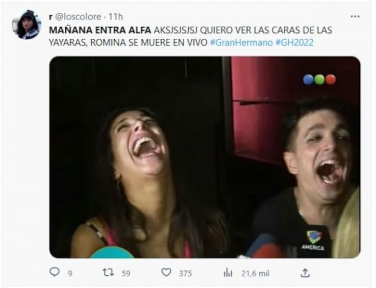 Anunciaron que Alfa vuelve a ingresar en Gran Hermano 2022: los mejores memes sobre Romina Uhrig 