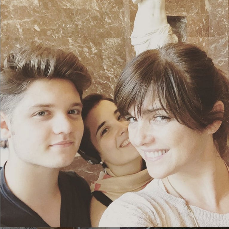 Araceli González y su familia, de rotation por Europa (Fotos: Instagram). 