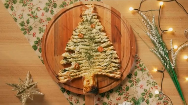 Árbol navideño de queso y espinaca: la receta ideal para sorprender en las fiestas 