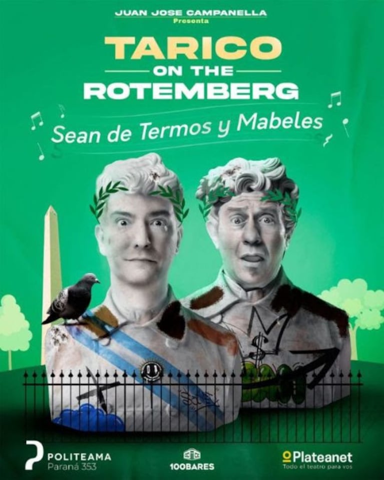 Ariel Tarico y David Rotemberg vuelven al Polieteama con Sean de Termos y Mabeles: fecha de estreno y entradas