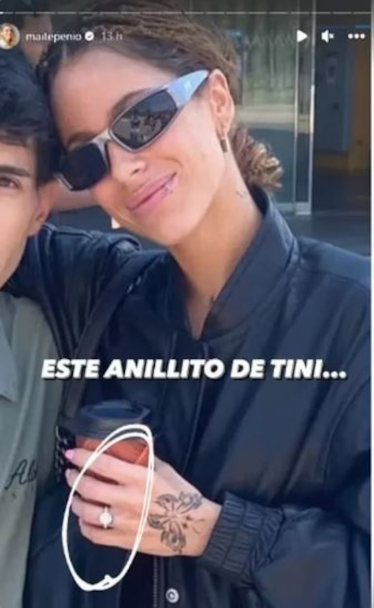 Aseguran que el anillo que De Paul le habría dado a Tini Stoessel tiene un significado: "Las fechas dan justo"