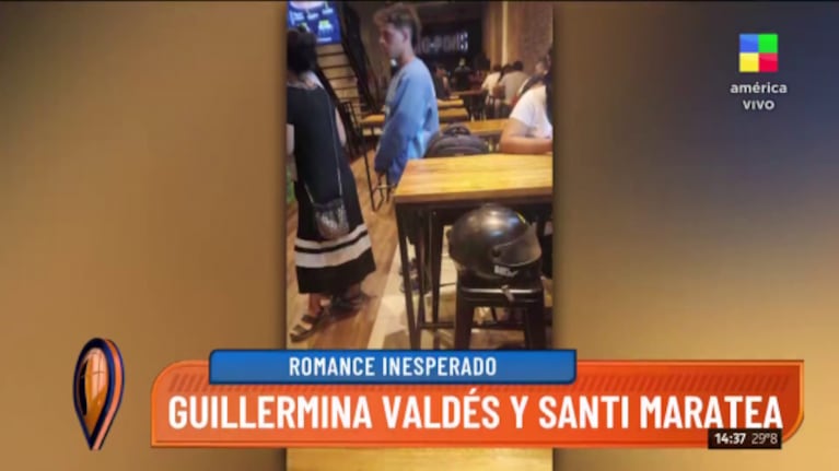 Aseguran que Guillermina Valdés y Santi Maratea estarían saliendo: la foto que hizo estallar la versión del romance