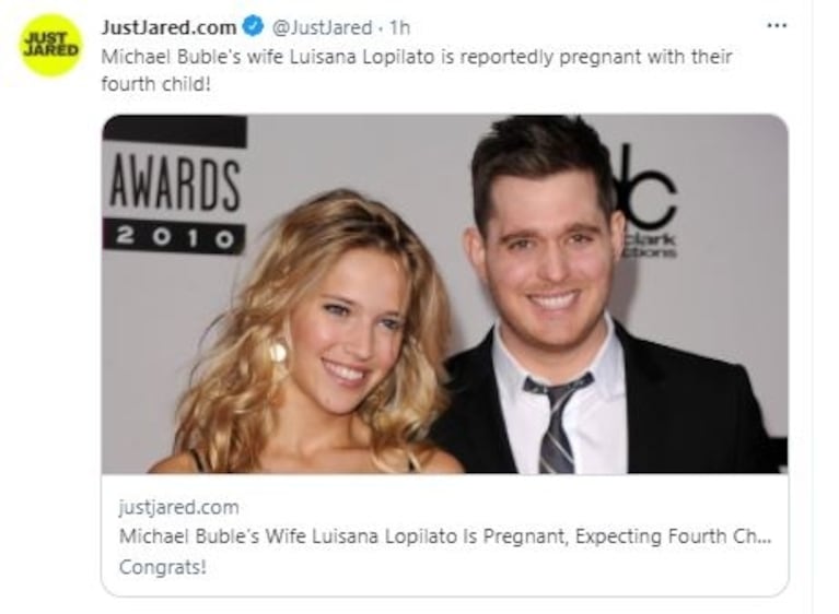 Aseguran que Luisana Lopilato está embarazada de su cuarto hijo con Michael Bublé