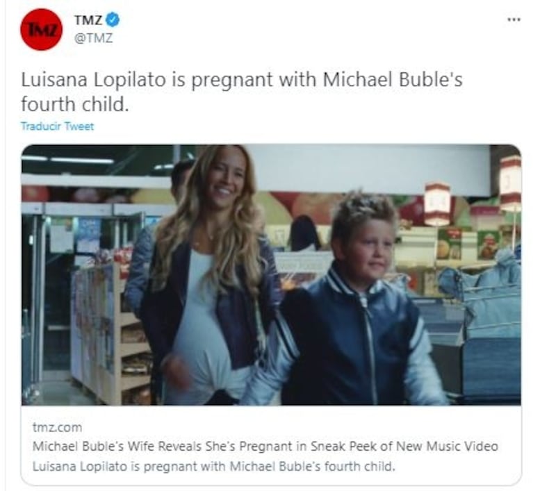 Aseguran que Luisana Lopilato está embarazada de su cuarto hijo con Michael Bublé