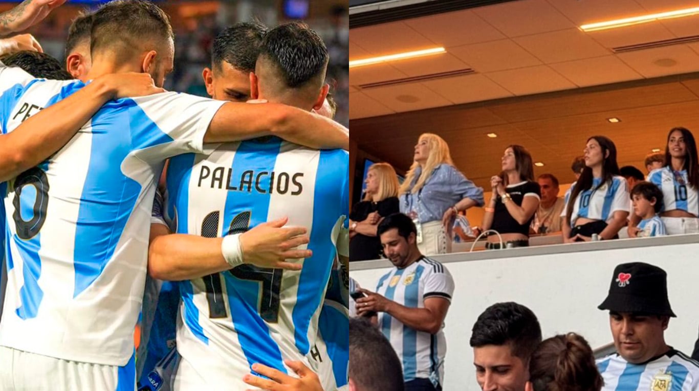 Así celebraron los famosos la victoria de la Selección Argentina frente a Perú en la Copa América.