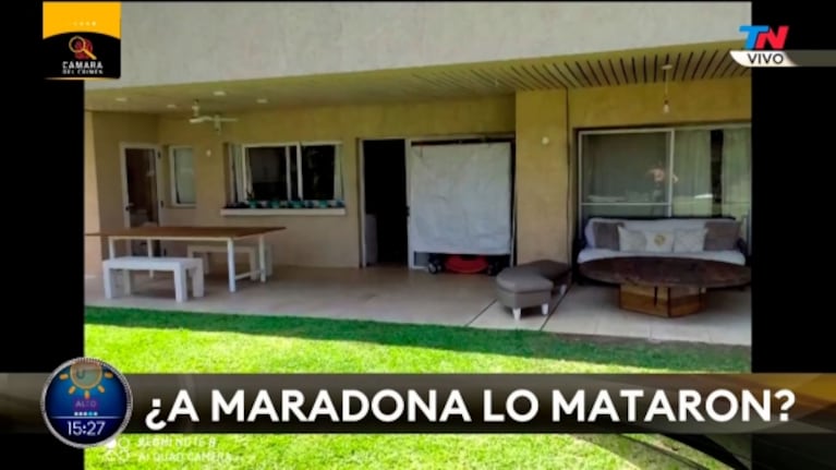 Así era la casa de Tigre en la que murió Diego Maradona: "El playroom no tenía ni baño y a él le costaba caminar"