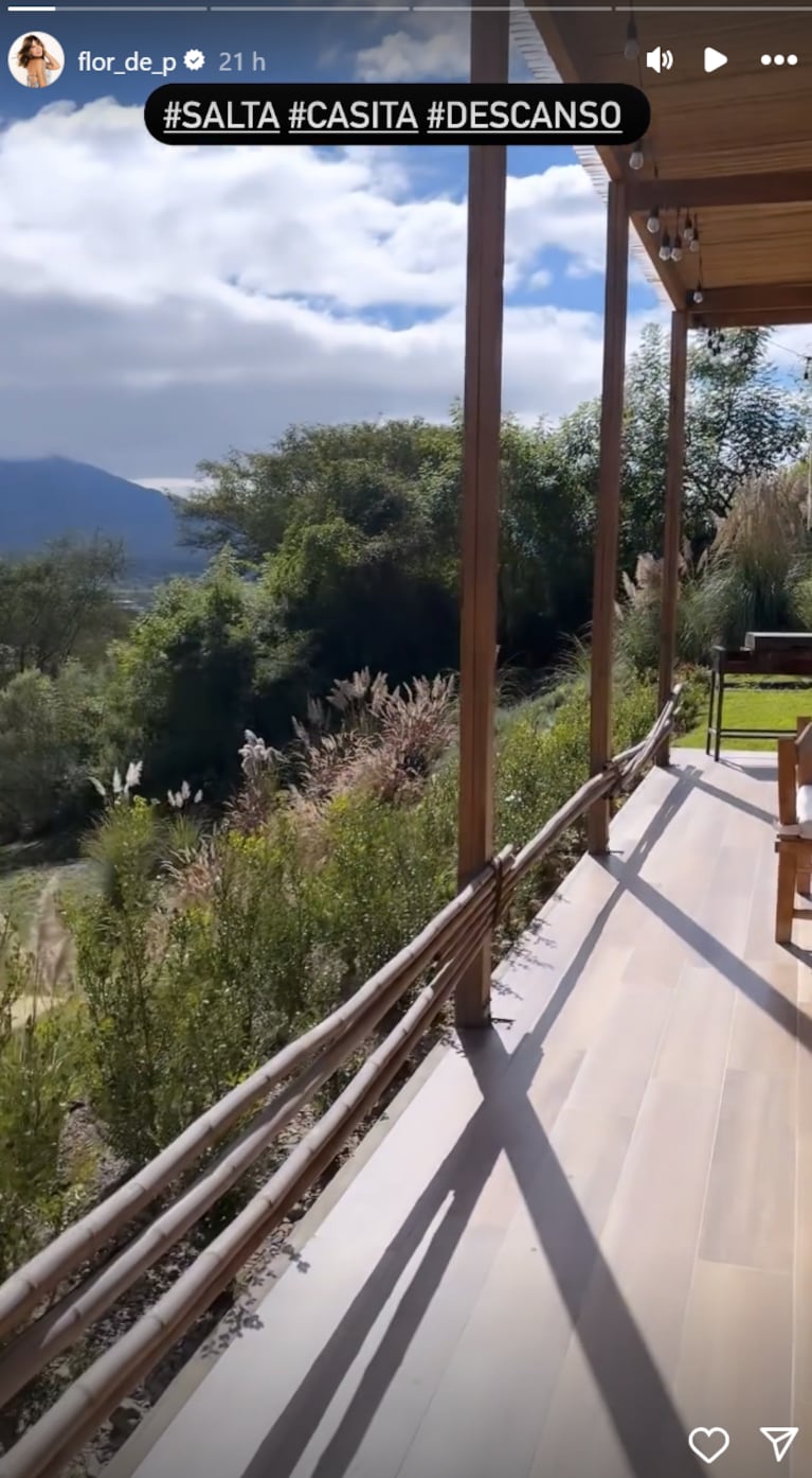 Así es la espectacular casa de Florencia Peña en Salta