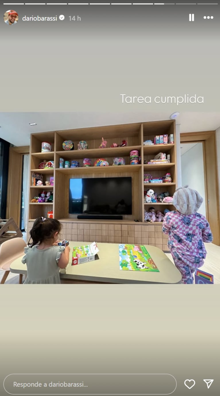 Así es la sala de juegos de las hijas de Darío.