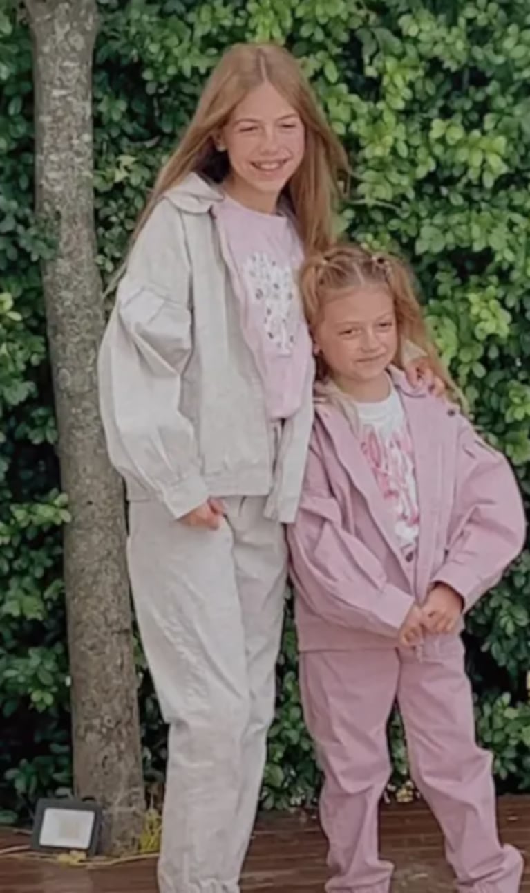 Así están hoy Lola y Emma, las hijas de Evangelina Anderson y Martín Demichelis