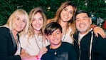 Así fue la última foto de Diego Maradona con Claudia Villafañe, Dalma, Gianinna y Benjamín: Somos nosotros