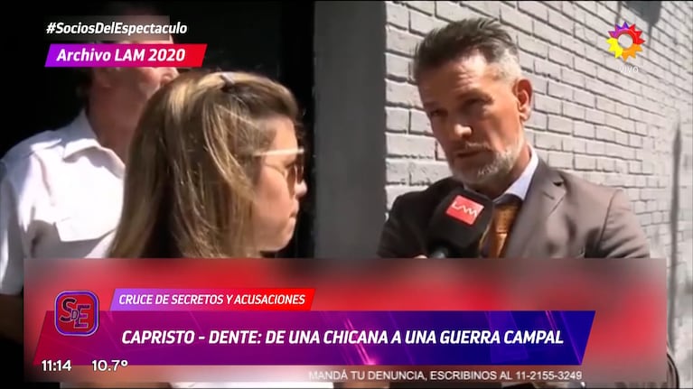 Así hablaba Diego Díaz del rumor de affaire con Ximena Capristo e infidelidad a Gustavo Conti