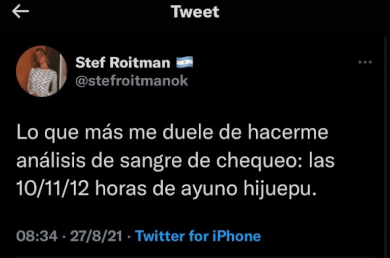 Así hablaba Stefi Roitman sobre la maternidad días antes de que estalle el rumor de embarazo: "Soy muy amante de los pequeños"